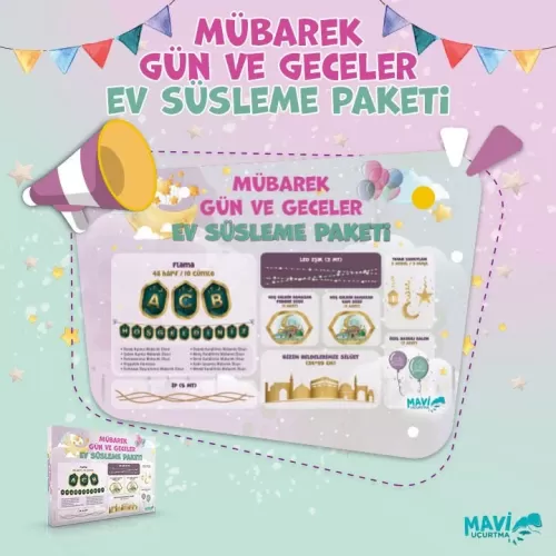 Mübarek Gün ve Geceler Ev Süsleme Paketi İlmi Heyet