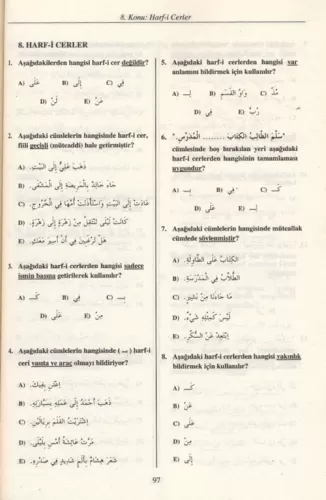 Gramer Konularına Göre Arapça Soru Bankası Hikmet Cücen