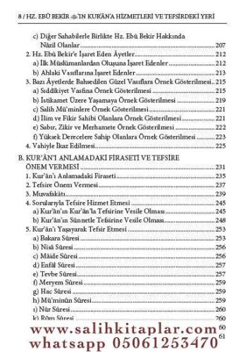 Hz. Ebu Bekirin Kurana Hizmetleri ve Tefsirdeki Yeri Doç. Dr. Murat Ka