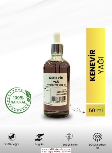 Bitkisel %100 Doğal Kenevir Yağı Bitkisel Yağlar 50 ml